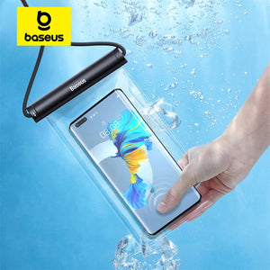 Baseus IPX8 Waterproof Phone Bag Case For IPhone 13 12 Samsung Xiaomi Universal Swimming Underwater Diving Phone Pouch Bag Case